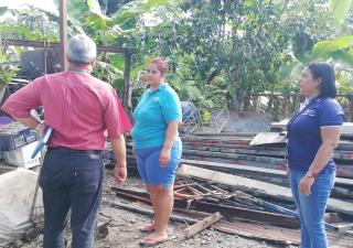 Saneamiento Ambiental realiza inspección a recicladora en Changuinola