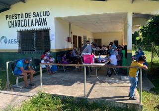 Gira integral de Salud en Charco la Pava y Puente Blanco