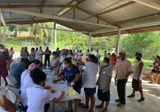 Realizan barrido de hisopado en El Silencio en Bocas del Toro