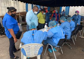 Regional de Bocas del Toro realiza prueba de antígenos a varias instituciones