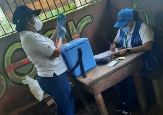  Continua vacunación de las Américas en Bocas del Toro