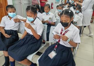 Apertura de los servicios de salud amigables para adolescentes en centro de Salud de Finca # 60
