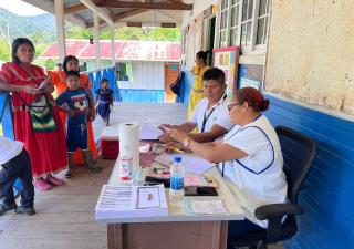 Gira de Salud en Guayacán Bocas del Toro