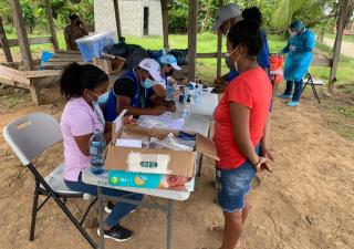 Continúan pruebas de hisopado en Changuinola