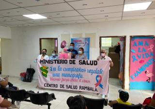 Minsa en Chiriquí Grande realiza actividades culminando el mes de la cinta rosada 