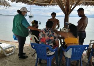 Operativo de trazabilidad en Boca del Monte, Bocas del Toro