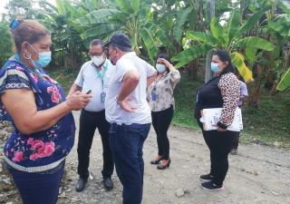 Saneamiento Ambiental realiza inspecciones en Finca # 30 en Changuinola 