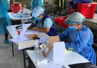 Realizan operativo en Charagre, Bocas del Toro