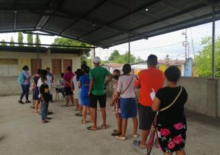Búsqueda activa de casos en el corregimiento de El Empalme
