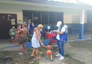 Brindan atención a víctimas en albergue de Finca # 4
