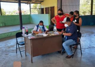 Gira de vacunación en el área fronteriza de Guabito