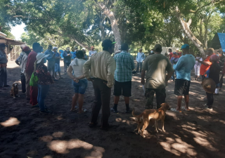 Zoonosis del MINSA en isla Sevilla, Chiriquí