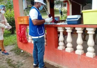 Realizan barrido en Las Cruces de Cañazas en Veraguas