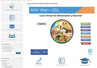 MINSA y OPS lanzan curso virtual enfocado en nutrición