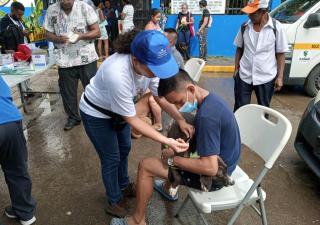 Feria de bienestar animal en el sector de Samaria Sinaí en San Miguelito
