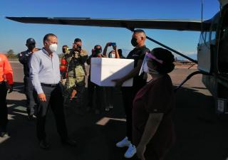 Reciben 1,002 dosis de la vacuna contra el COVID en Chiriquí