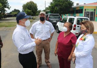 Verifican sitio de auto exprés para vacunación voluntaria en David