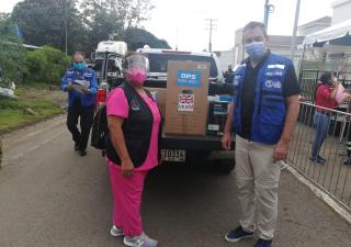 OMS/OPS dona equipo a regional de Chiriquí