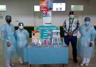 Motivan a chiricanos en el uso de la pantalla facial