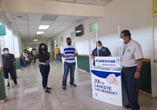 Realizan entrega de 400 pantallas faciales