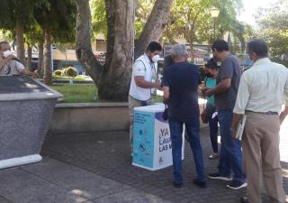 Educadores y promotores de Salud sensibilizan a la población frente a casos de Covid-19