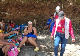 Minsa en Chiriquí recorre puntos turísticos fuera de la ruta del carnaval para garantizar un verano seguro  