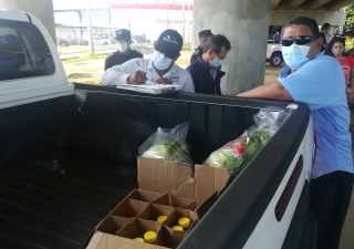 Chiriquí realiza operativo a vendedores de legumbres