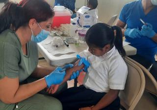 Llevan servicios y atención en salud a La Estrella de Los Valles en Jaramillo, Boquete