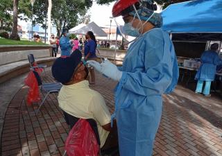 Nueve viajeros son detectados positivos en prueba de antígeno en Chiriquí