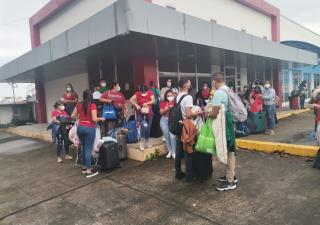 Equipos de enfermería participan en campaña de vacunación de Bocas del Toro