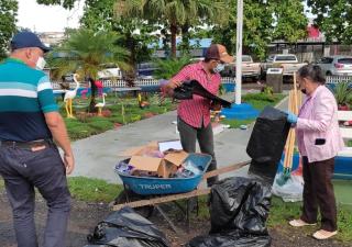 Realizan limpieza y nebulización en la sede del Minsa Chiriquí
