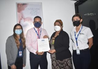 Ministerio de Salud certifica salas de lactancia del Banco Nacional de Panamá