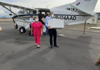 Llegan a Chiriquí 714 dosis contra el COVID-19