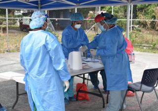 Continúan jornadas masivas de hisopado en Chiriquí