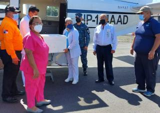 Chiriquí recibió hoy 54,468 dosis de vacunas
