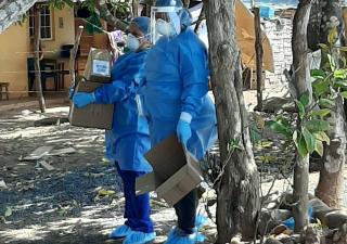 Monitoreo constante a pacientes COVID-19 en Aguadulce 