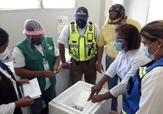 Coclé recibe 648 dosis contra la COVID-19