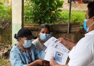 ERR de Olá realiza hisopados en el corregimiento de El Palmar