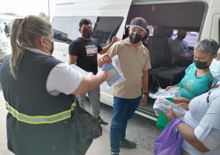 Penonomé realiza jornada de vacunación en la Terminal de Transporte