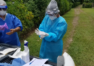 Coclé realiza hisopados y trazabilidad en Penonomé