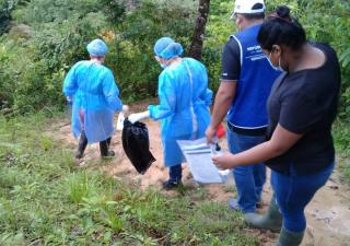 Personal de la regional de Coclé realiza hisopados en Chiriguí Arriba