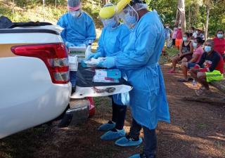 Coclé continúa realizando hisopados en las comunidades