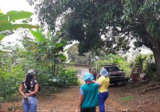 EUT de Aguadulce realizó trazabilidad en El Cristo, Coclé