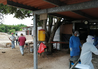 Coclé realizó pruebas a trabajadores de la construcción