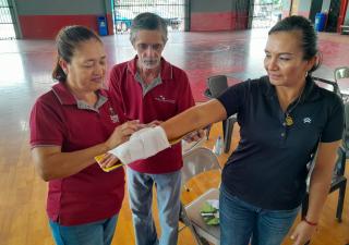Capacitan a personal en técnicas de emergencia en Coclé