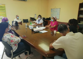 Reunión de coordinación de medidas de bioseguridad en Colón