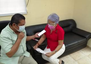 Regional de Colón graba capsulas de nutrición