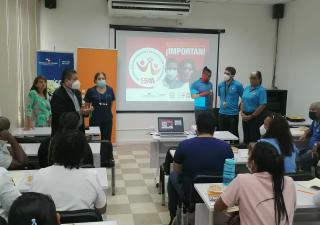 Taller de sensibilización en temas de servicios amigables a los adolescentes en Colón