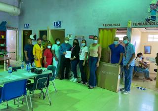Ciclistas apoyan al Centro de Rehabilitación Integral de la provincia de Colón