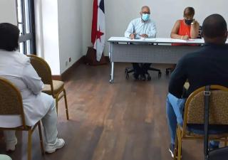 Reunión de coordinación para barrido de vacunas en Colón